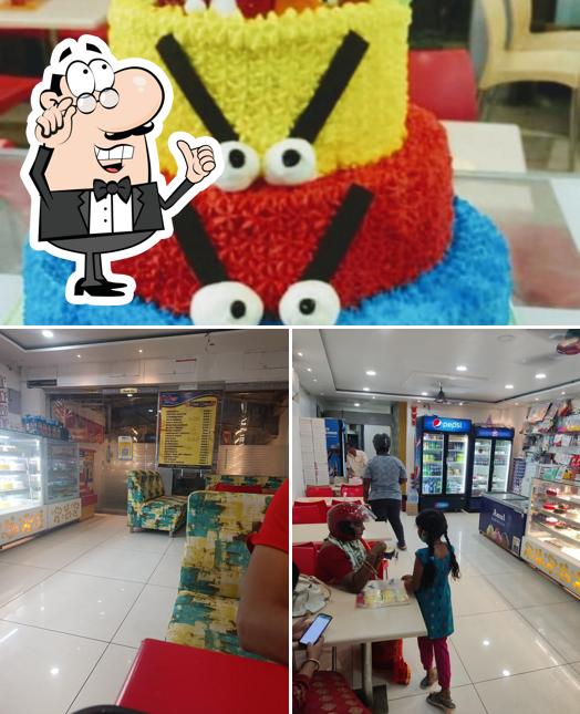 Countryoven bakery is distinguished by interior and food