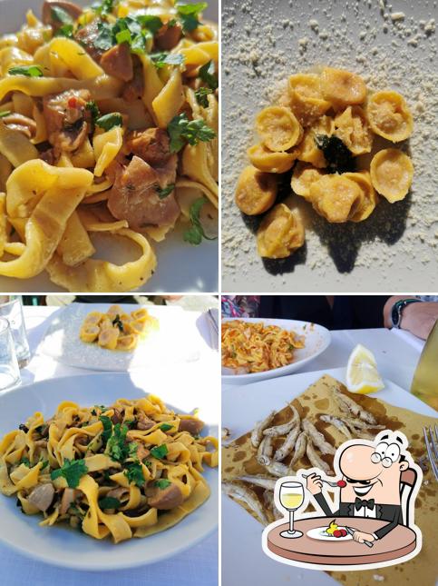 Tagliatelle al Osteria La Cantinella