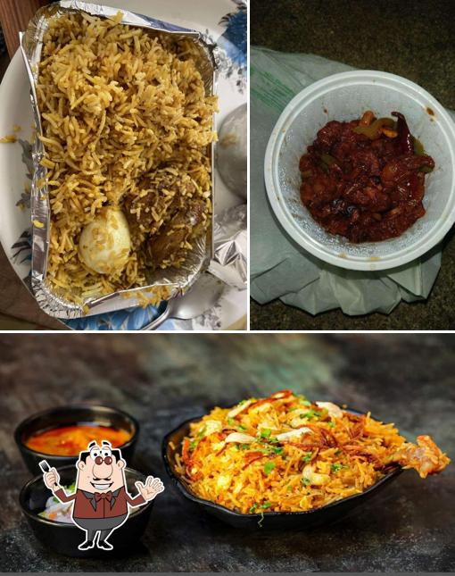 Food at Al-Ameen Biryani