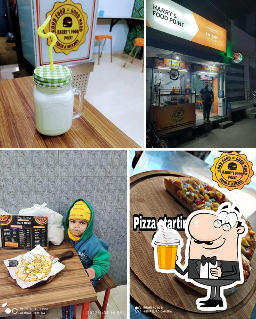 Enjoy a drink at Harry's Food Point