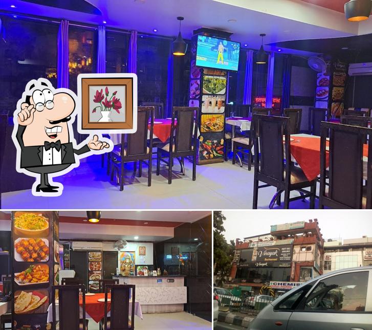 Vinayak Restaurant is distinguished by interior and exterior