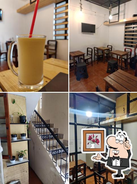 The interior of Coco Barista
