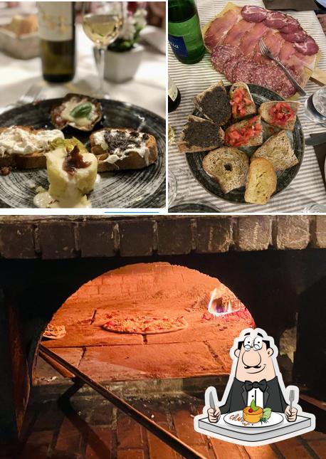 Cibo al Ristorante Prato Roseto