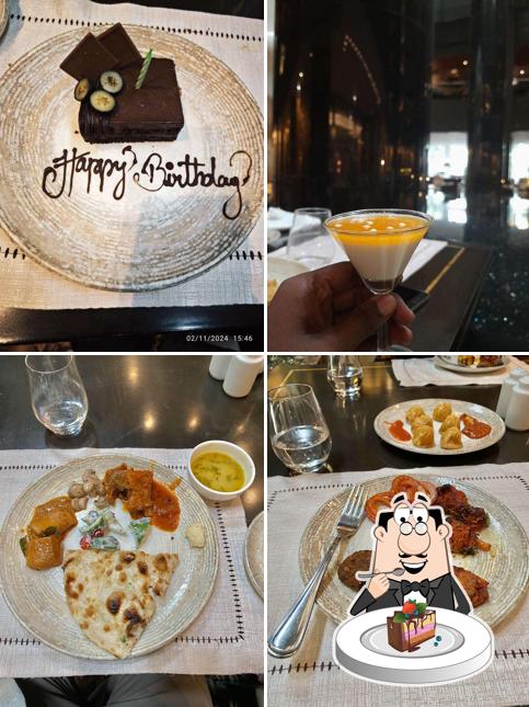 Chocolate cake at The Dining Room