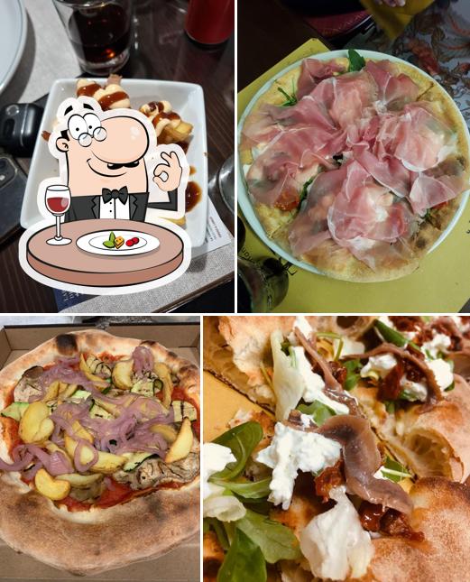 Cibo al The Dorian Gray-Gourmet Pizza And Burger