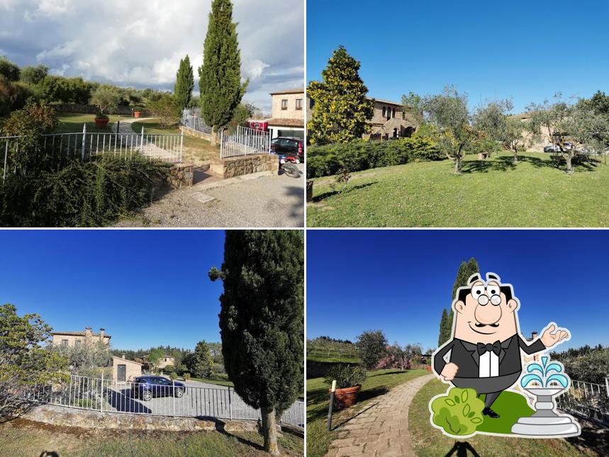 Goditi la vista dagli esterni di Agriturismo La Collina di Pienza