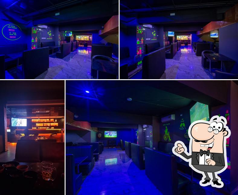 The interior of Buck's Bar