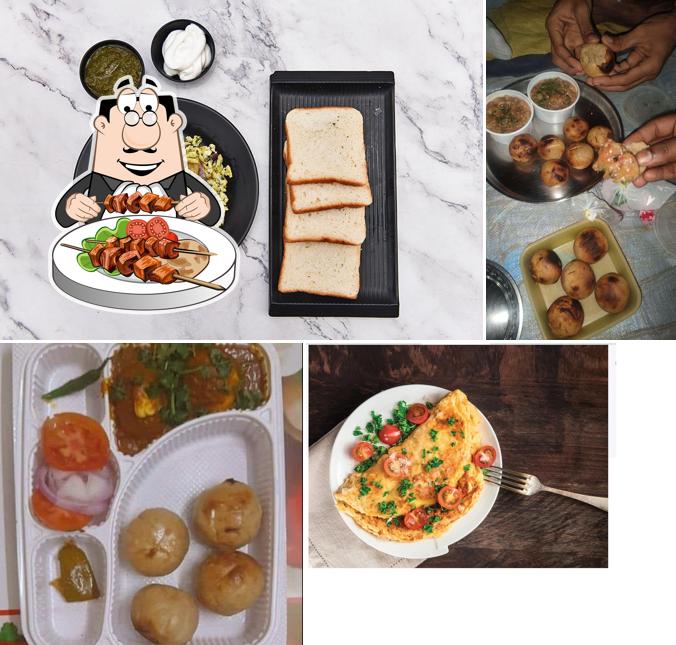 Food at Desi litti cheken special