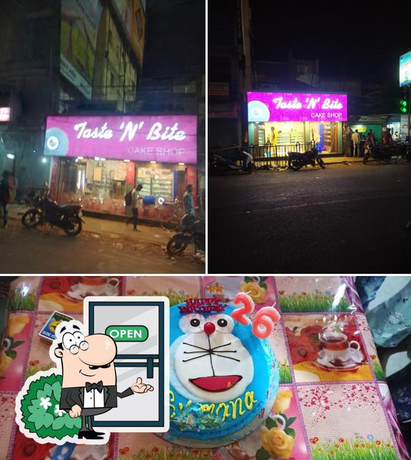 The exterior of Taste 'N' Bite Cake shop, Amtala