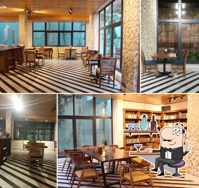 The interior of The Library