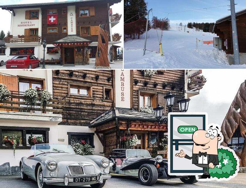 Goditi la vista dagli esterni di Hôtel Restaurant LA CAMBUSE