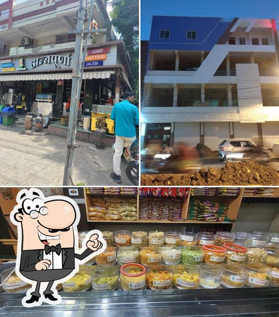 The restaurant's exterior and interior