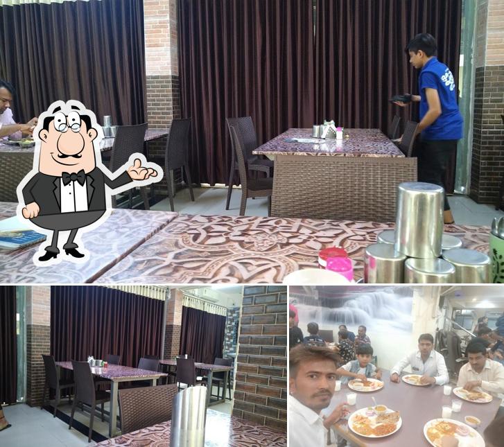 Take a seat at one of the tables at Sule Bansi Kathiyawadi