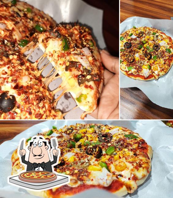 At Food club restaurant, you can enjoy pizza