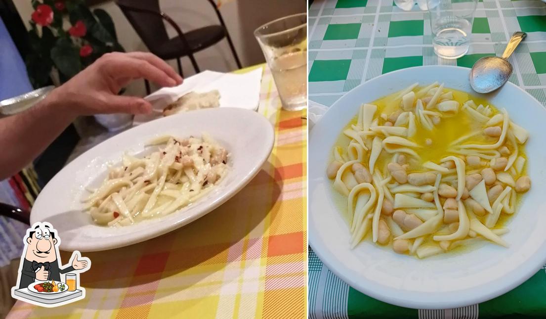 Cibo al Trattoria Bar Antichi Sapori