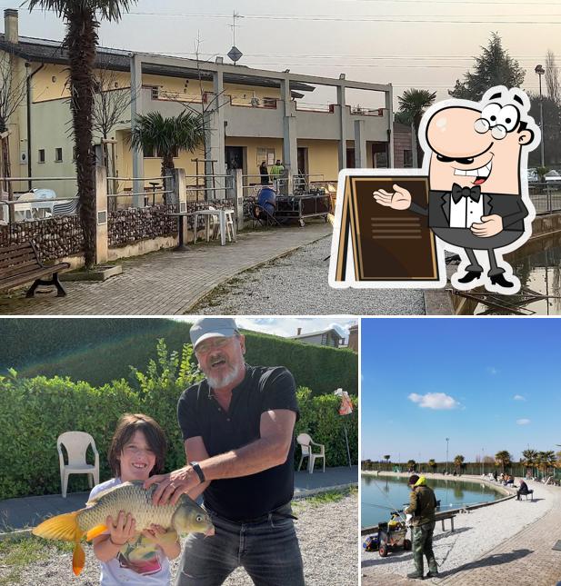 Guarda la immagine che mostra la esterno e interni di Pesca Sportiva Lago Azzurro