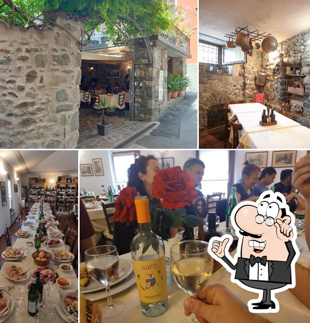 Gli interni di Trattoria Stella