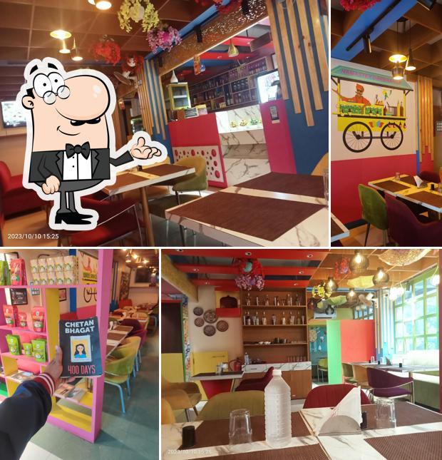 The interior of NAMASTEY DARBHANGA