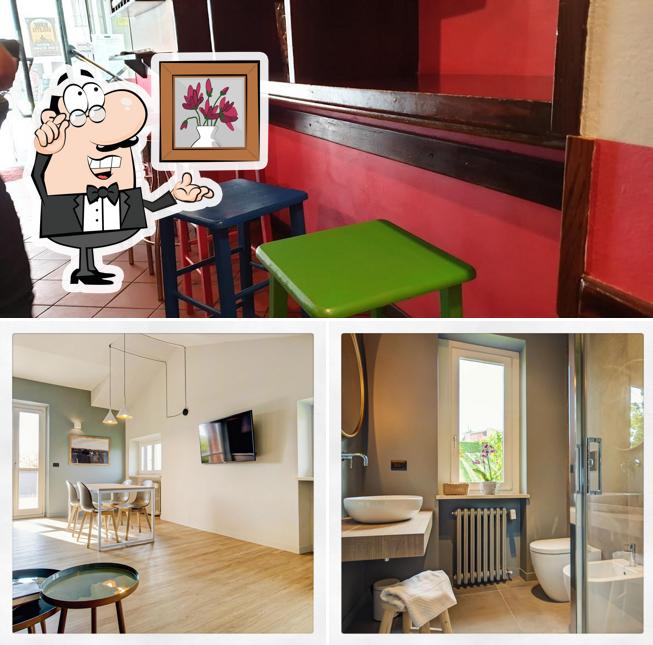 Gli interni di Il Barbaresco Enopub