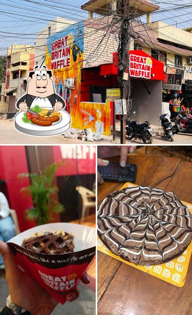 Great Britain Waffle - Raipur is distinguished by food and exterior