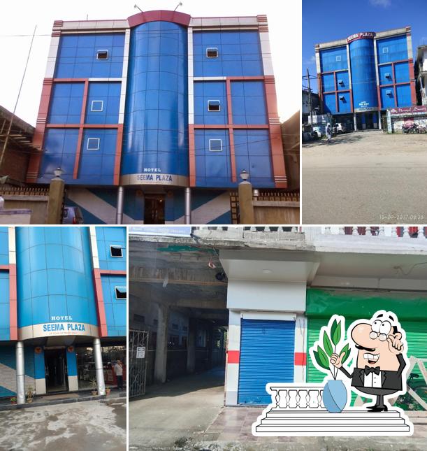 You can get some fresh air outside HOTEL SEEMA PLAZA