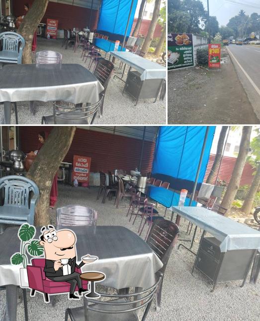 This is the image displaying interior and exterior at Aabis kitchen homely food