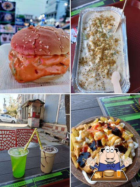 Clam chowder at Pasta nd corn,s