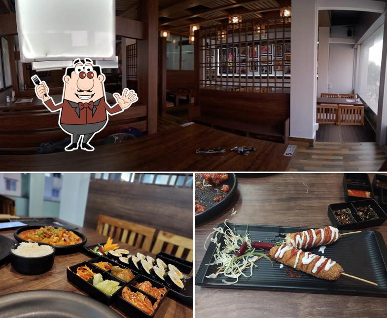 The image of Galbi-Gui’s food and interior