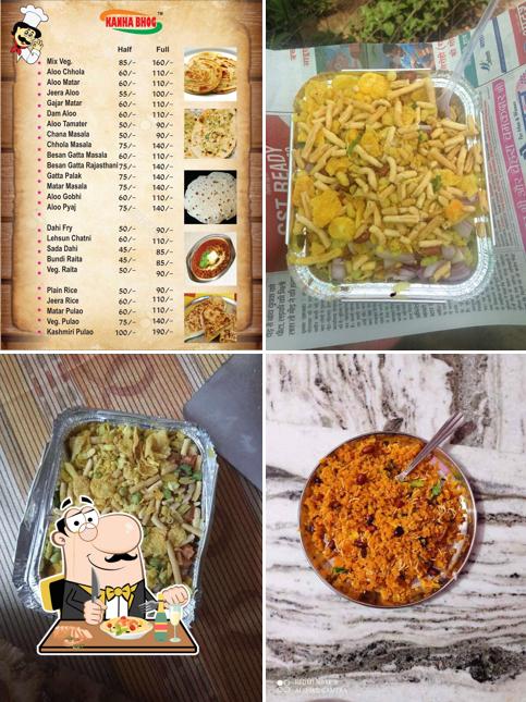 Food at Kanha Bhog