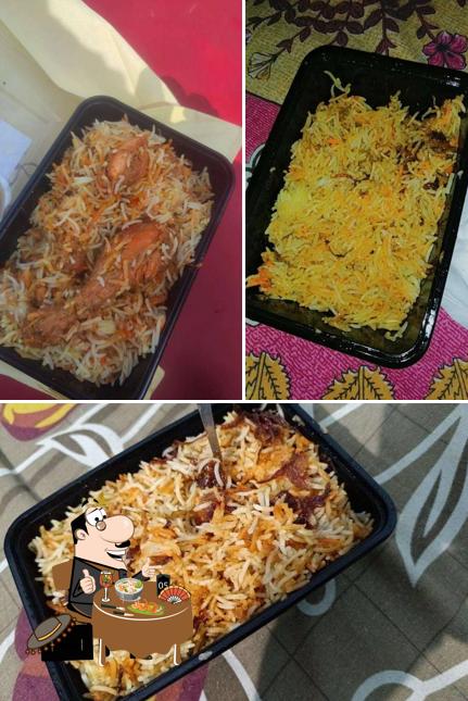 Food at Lazeez Biryani House