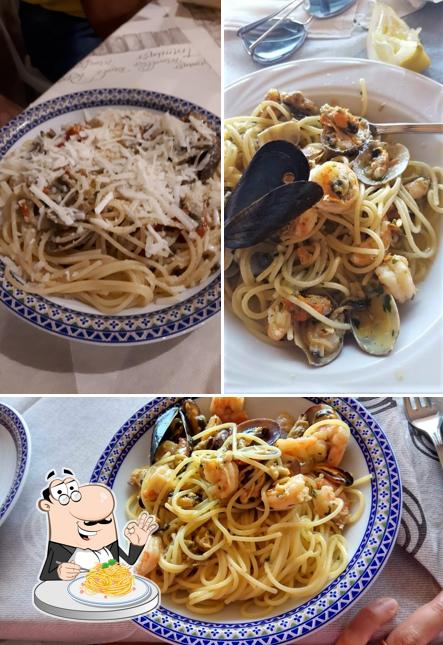 Spaghetti alla carbonara al Bar Ristorante La Grotta