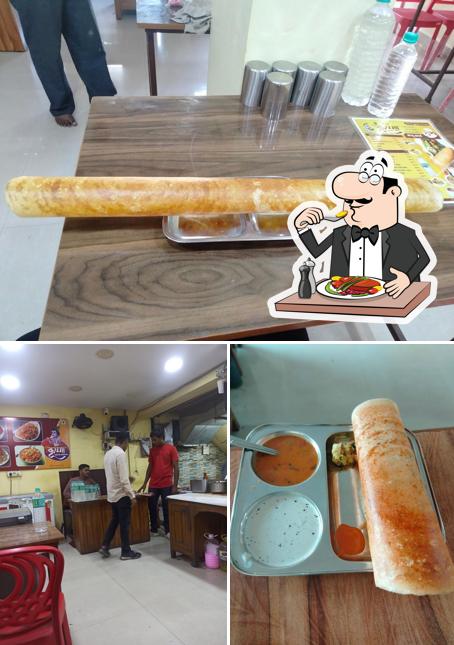 Among different things one can find food and interior at Shri Krishna Udupi & Chinese