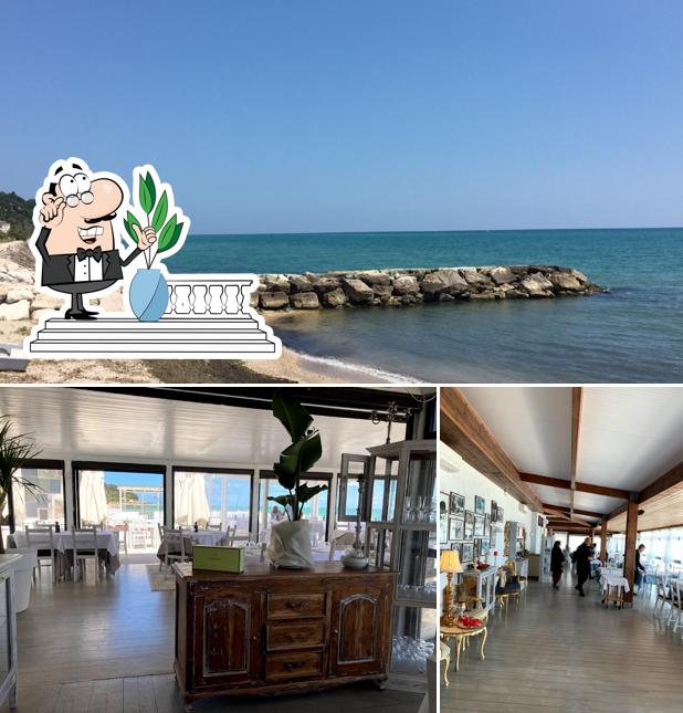 Curiosa tra l'area esterna di Casa de Mar