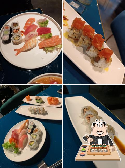 Prenditi le varie opzioni di sushi