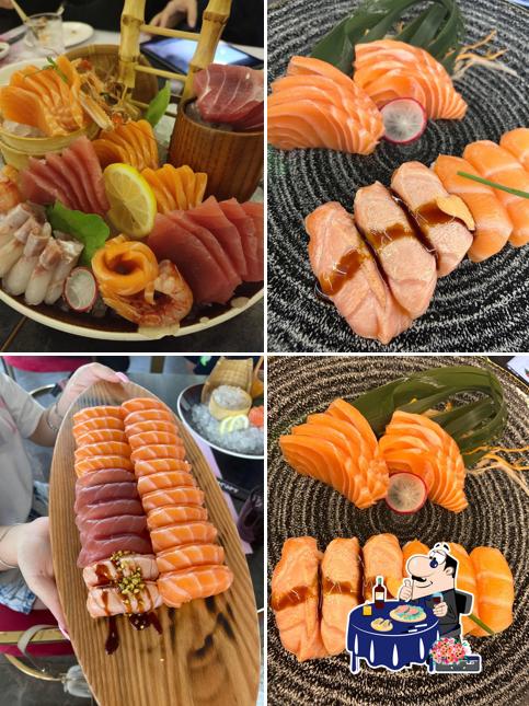 Sashimi al MOJI SUSHI PORTICI