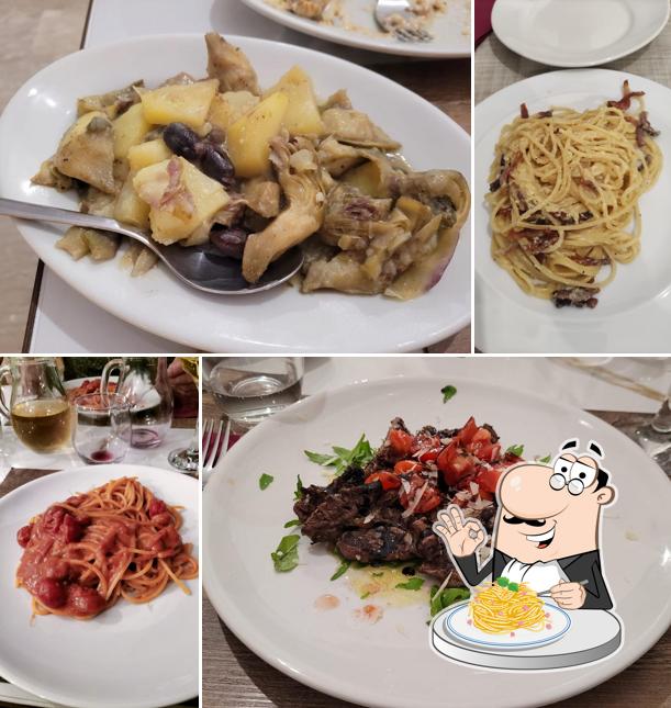 Spaghetti alla carbonara al Trattoria d'autore