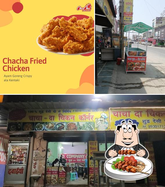 Food at Chacha Da Chicken Corner