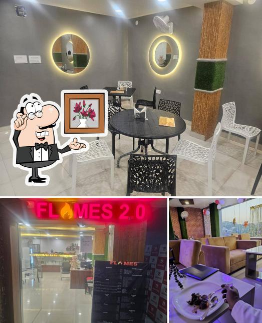 Take a seat at one of the tables at FLAMES 2.0