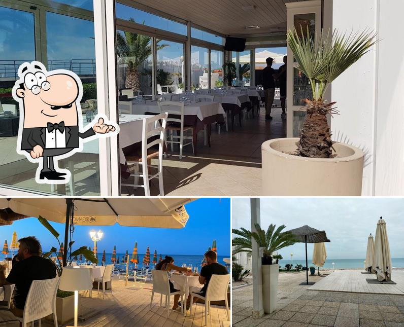 Guarda la immagine che raffigura la interni e esterno di Ristorante Chalet Caribe