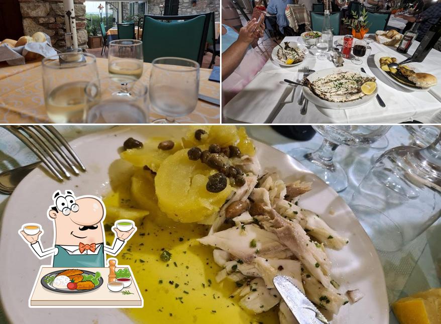 Platti al Trattoria La Sosta