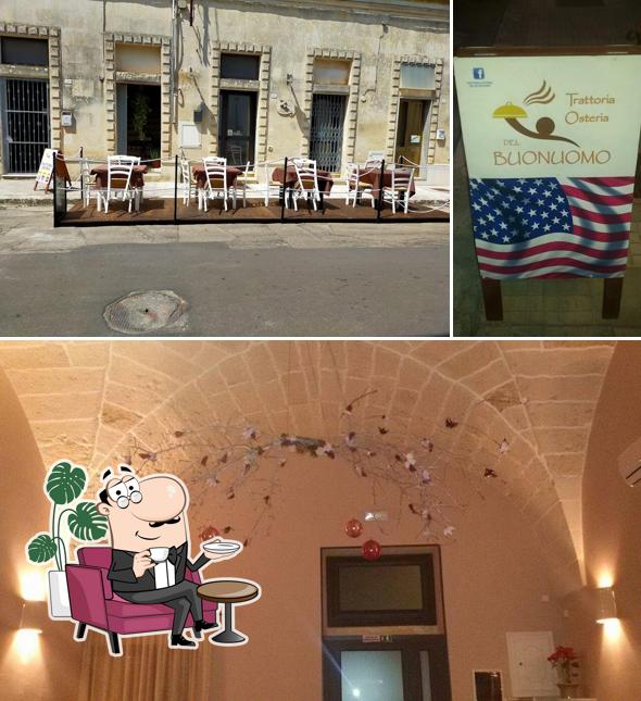 Gli interni di Trattoria Osteria del Buonuomo