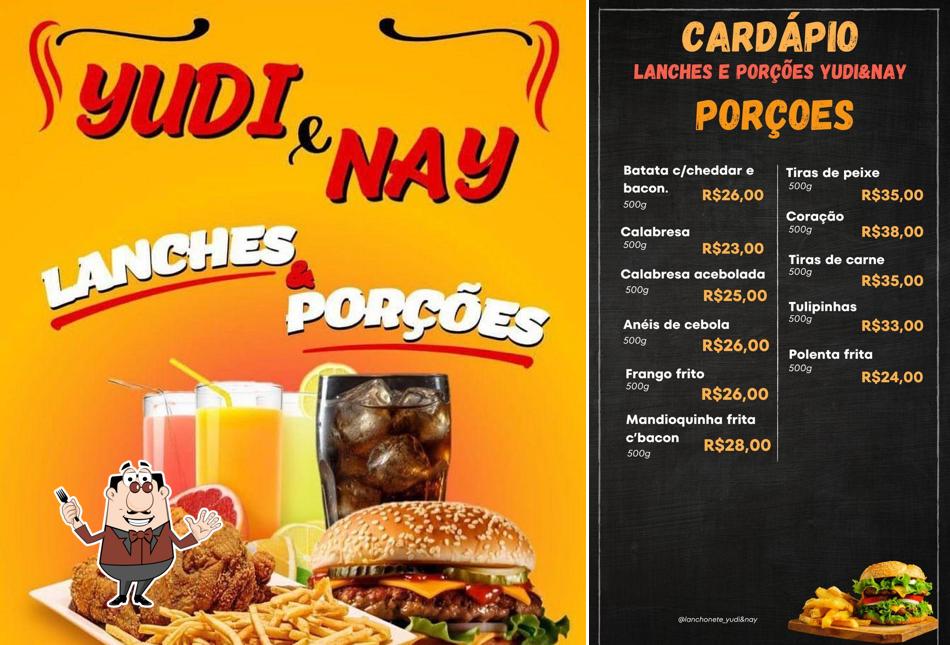Lanches e porções Yudi e nay