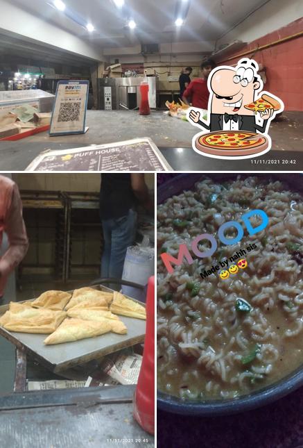 Try out pizza at Puff house