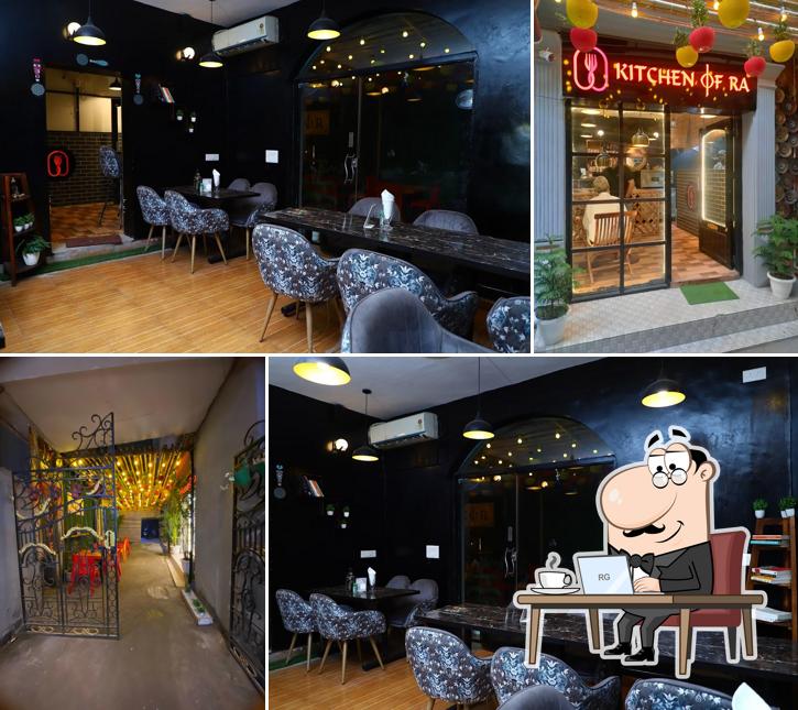 The interior of Kitchen of RA (24 X 7)