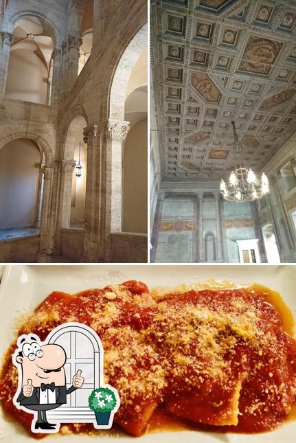 Dai un’occhiata alla immagine che presenta la esterno e cibo di Vecchia Locanda