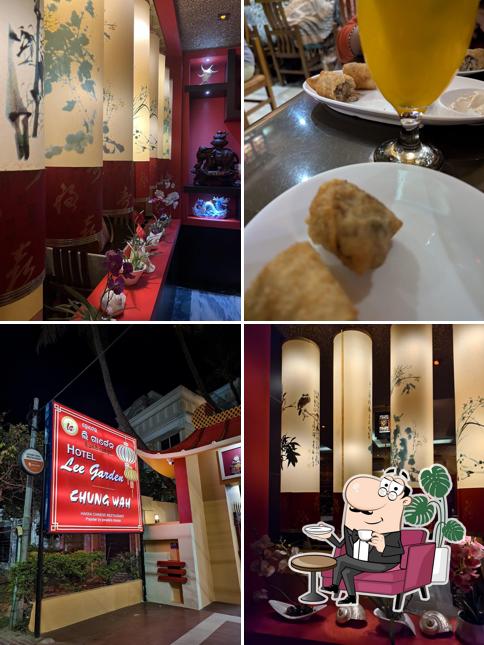 The interior of Chung Wah Chinese Restaurant