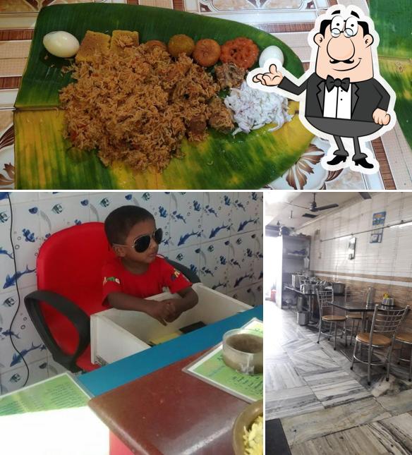 The picture of interior and food at A R MESS & CATERING
