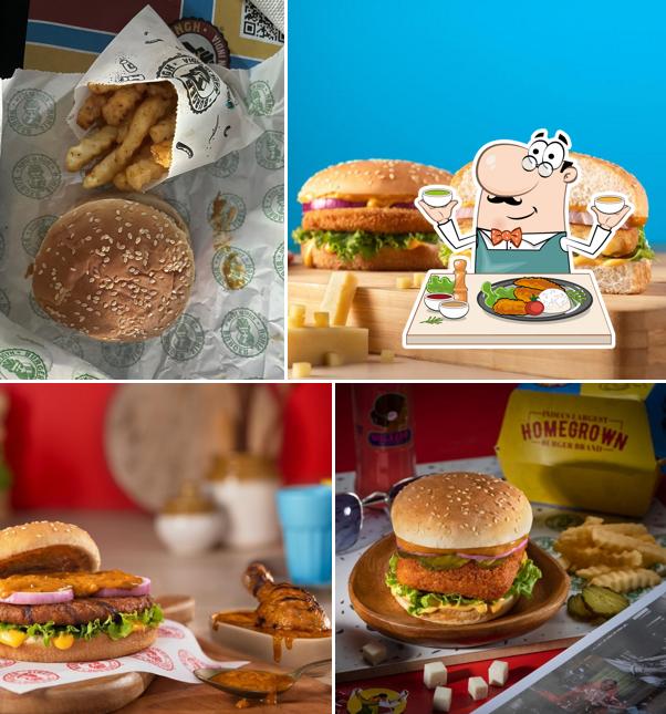 Food at Burger Singh