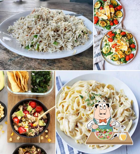 Greek salad at Butter Lemon Garlic Restaurant