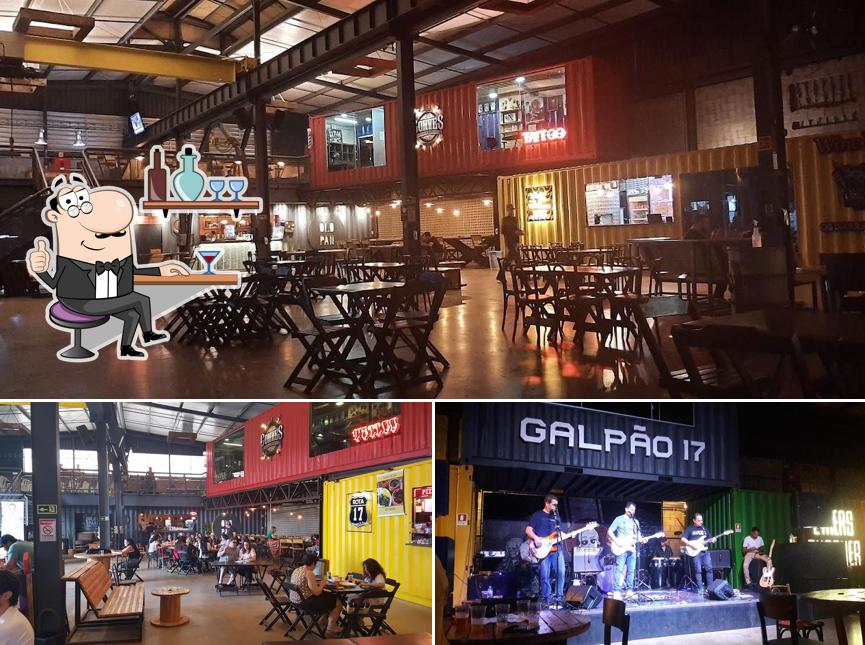 O interior do Galpão 17